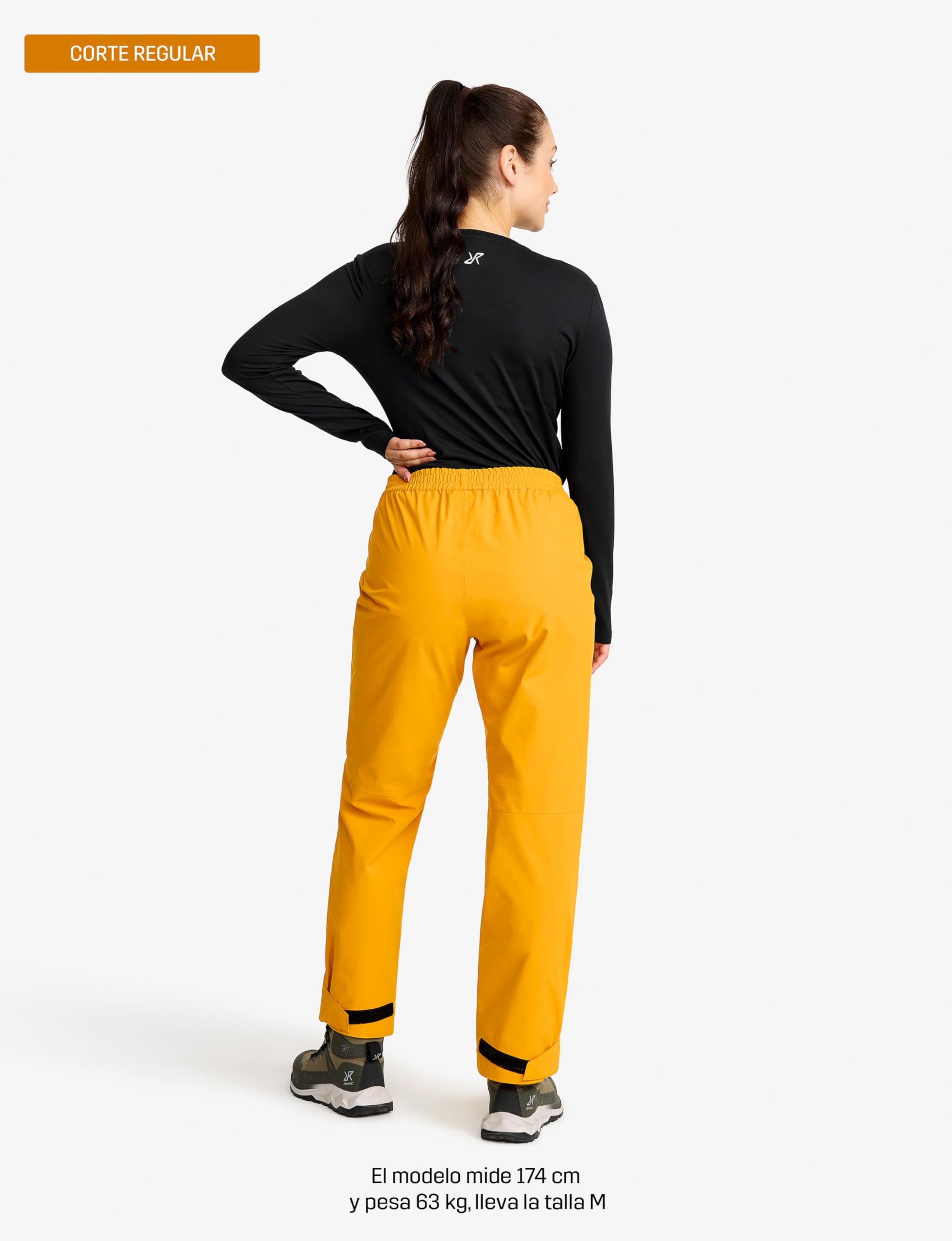RevolutionRace Vector 2L Pants para Mujer, Pantalones Impermeables y Cortaviento para Senderismo