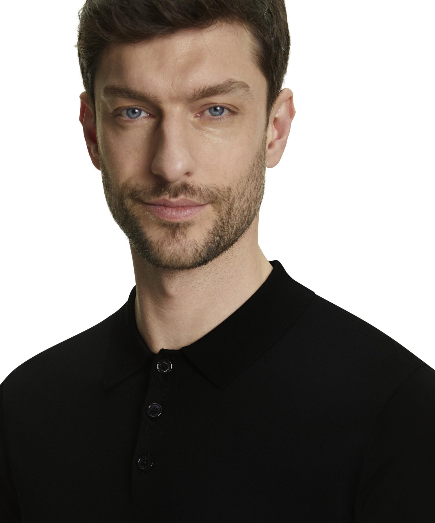 FALKE Herren Basic Polo Ultrafine Poloshirt weich hautfreundlich bequem sehr leicht atmungsaktive klimaregulierende geruchshemmende Wolle 1 Stück