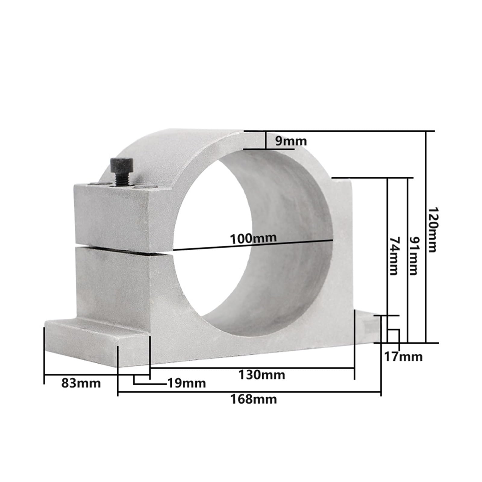 Wrzeciono Chłodzone Wodą 3,2 KW ER20, 4 Szt. Ceramiczne Łożyska Kulkowe, Do Obróbki Kamienia I Falownik,0 VFD Wspornik 100 Mm Wysoce Zoptymalizowany(Ceramic Ball Bearing)