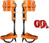 Climbing Tool, Tree Climbing Shoes, Tree Climbing Tool, Made of Stainless Steel, High Strength, Abrasion Resistant, Maximum Load Capacity 220.5 lbs 100 kg, Convenient to Carry, Multifunctional,