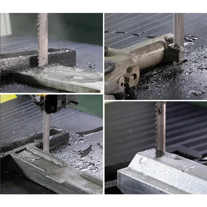 11425 1570 1790 2240 X 13 mm avec 6 lames de scie à ruban bimétalliques M42 1/2" 14 Tpi. Lame de scie à ruban for couper le bois dur et le métal(8-12Tpi,Length 2240mm)
