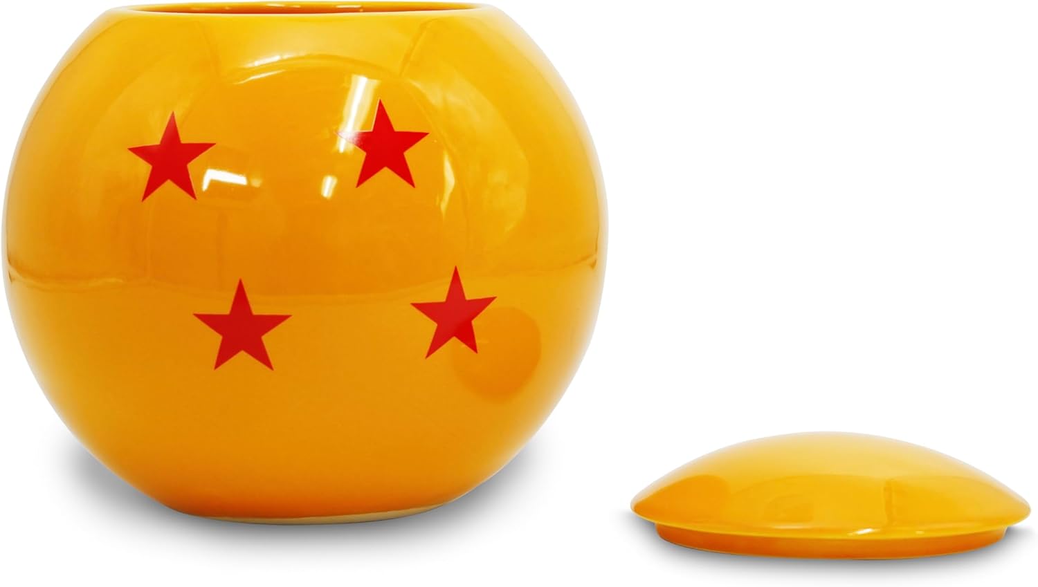 ABYSTYLE Dragon Ball Z Cookie Jar - Ceramic Dragon Ball Four Stars Jar, Ideal for Fans of DBZ Manga, Perfect Collector's Item Home & Kitchen Merch Gift