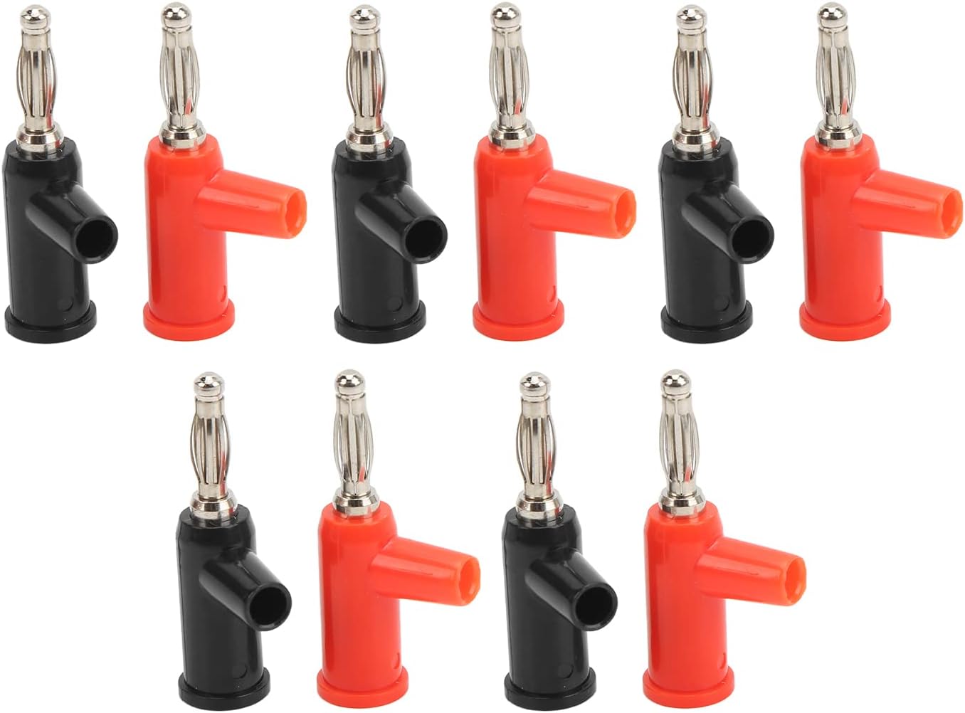 Banana Plug, Stable Open Screw Type Stackable 4mm Banana Plug for