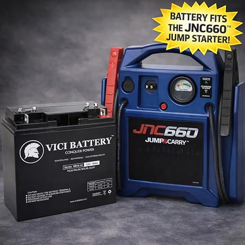 Miniatura 2 de Batería Vici VB18-12 - 12 V 18 Ah de repuesto para Jump N Carry JNC660 Arrancador de 12 V 18 Ah