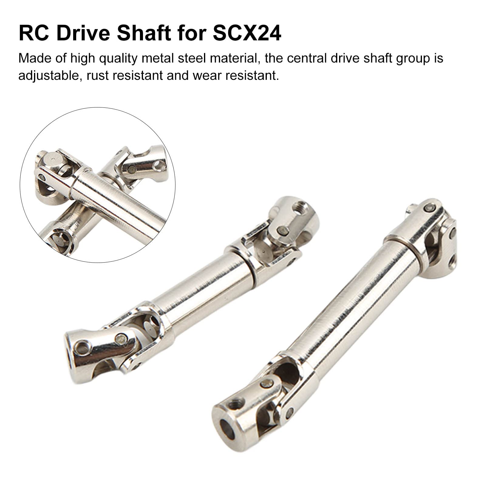 Amazon.com: SCX24 Steel Center Drive Shaft,Driveshaft