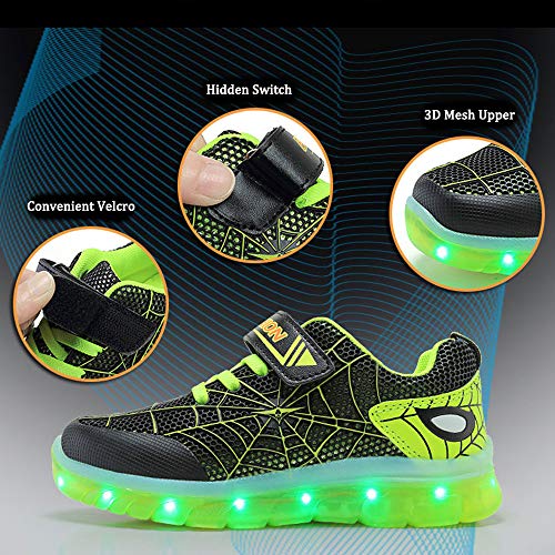 Baskets de marche de type Spider avec lumières LED rechargeables par USB - 5
