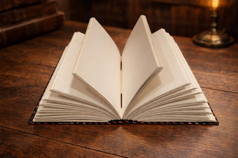 Diario in pelle con albero della vita da 600 pagine, fatto a mano, vintage, rilegato in pelle, con albero della vita in rilievo, diario di scrittura spesso per viaggi, schizzi e uso spirituale, 17,8 x