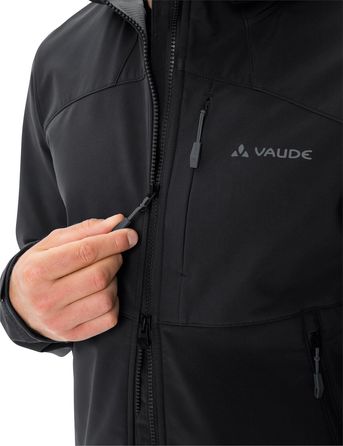 VAUDE Męska kurtka Shoftshellowa Roccia Softshell Jacket II, 100% wiatroszczelna, oddychająca, wodoodporna
