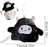 Reversible Stuffed Animal,Soft Doll | Soft Stuffed Cute Doll - for Sofa Birthday Home Desk Enthusiasts Kids Fans Boys Girls Friend