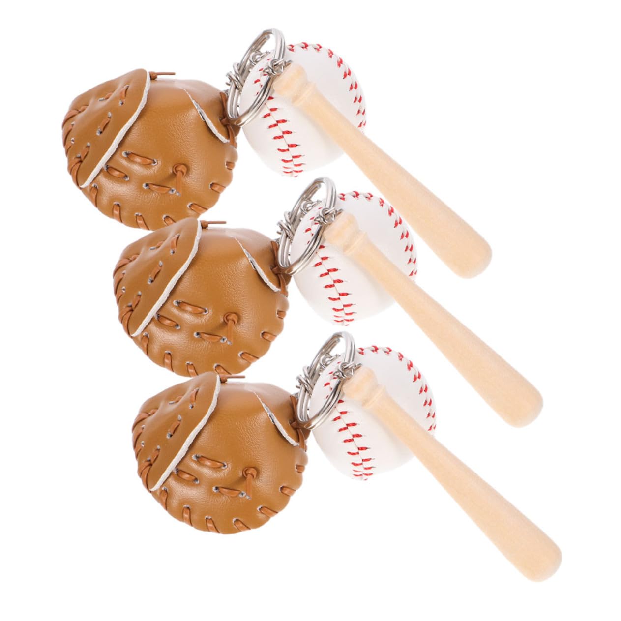 Ipetboom Portachiavi Con Gancio Per Portachiavi Da Baseball Simpatici Portachiavi Da Baseball Bomboniere Sportive Mini Portachiavi Da Softball Ciondolo Da Softball Portachiavi Da