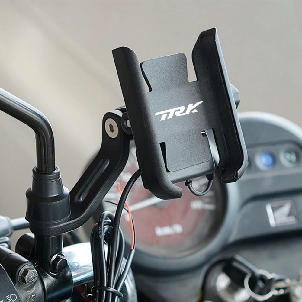 Porta Cellulare Moto Porta Telefono Manubrio Moto e Bici Ruotabile a 360 Supporto Telefono Staccabile per Benelli TRK 251 502 552 702 502X TRK552 TKR552 TRK502 - -