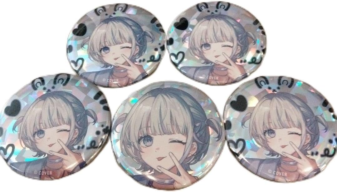 轟はじめ ReGLOSS 2周年 ホログラム缶バッジ 30枚 サインなし　アップ 轟はじめ ReGLOSS 2周年 ホログラム缶バッジ ホロライブ HMV 轟はじめ
