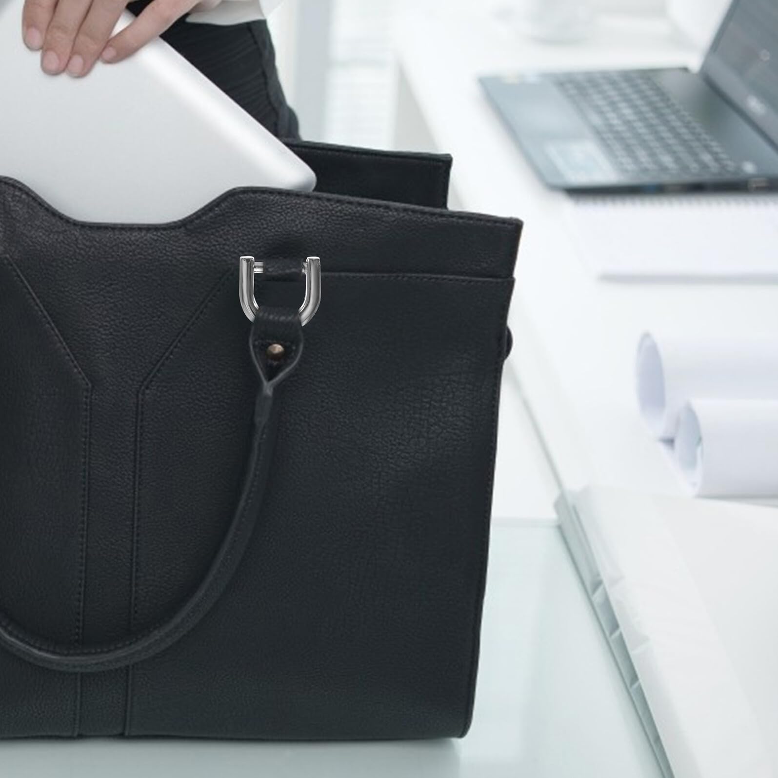 TEHAUX Anillos D de Aleación de Zinc para Bolsos Hebillas Desmontables para Correas Ajustables de Mochila y Accesorios de Bricolaje