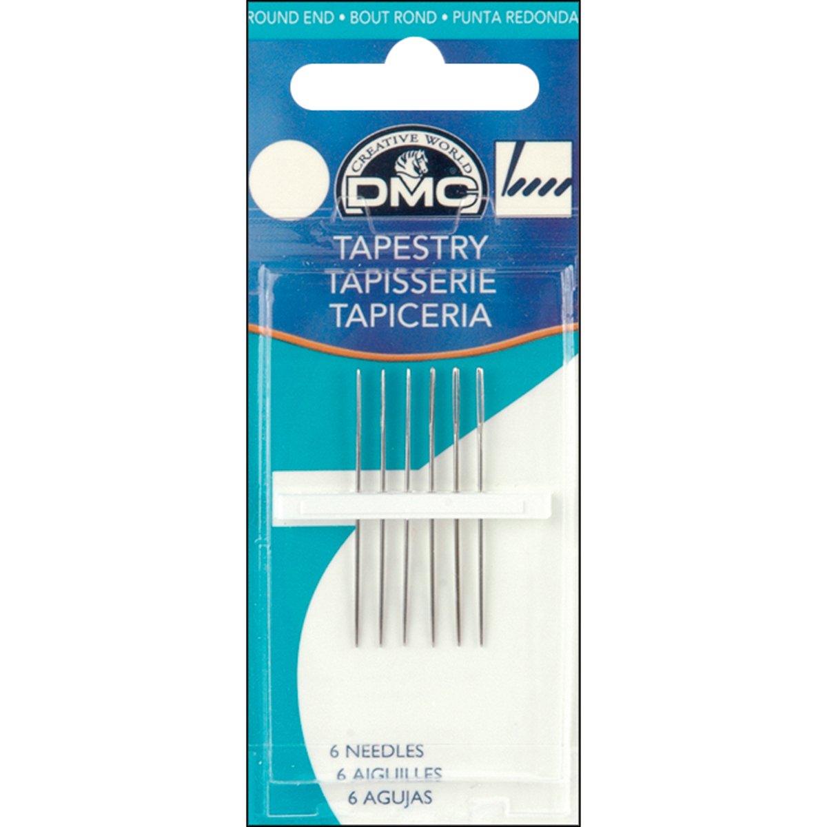 DMC1767-18/22 Tapestry Hand Needles, 6-Pack, Size 18/22