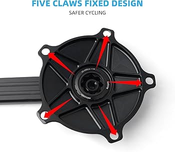 Amazon.com : POLSO INTRO7 Fixed Gear Bike Crankset 70T 100T 170mm