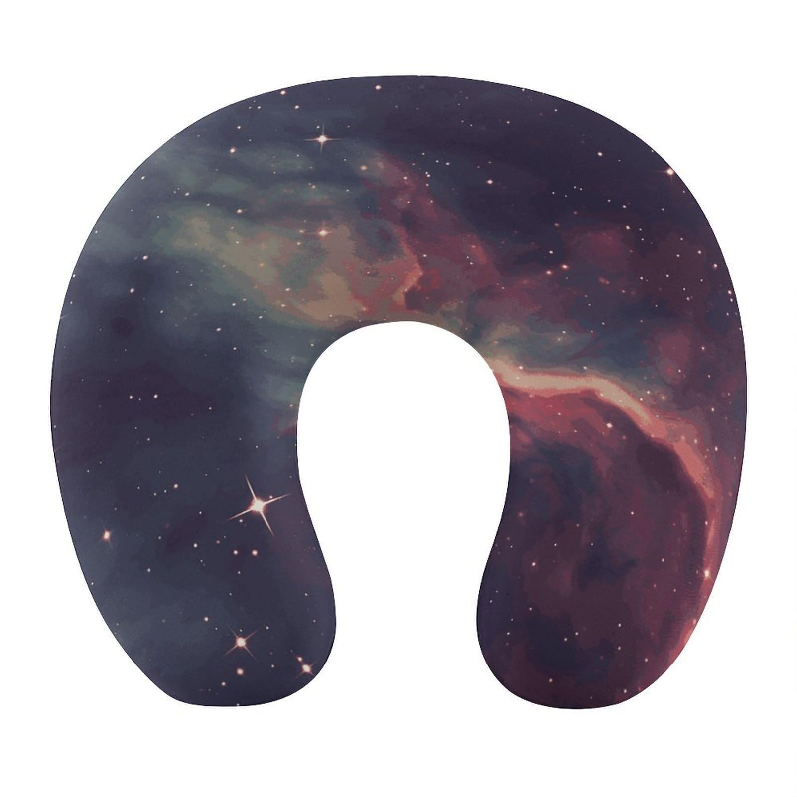 FekiLoot Star Field in Deep Space Travel Pillow U Shaped Neck Pillow Comfortable Memory Foam Pillow Portable Soft Headrest Lightweight Neck and Head Support for Planes Trains Self-Driving Cars