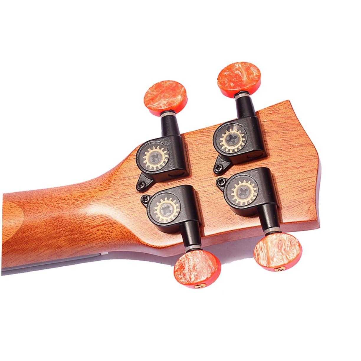 Kleiner Taschen Ukulele mit 4 Saiten Massive Fichtendecke Sapele Boden Griffbrett und Steg Reise Ukulele mit Schallloch für Einsteiger und Kinder