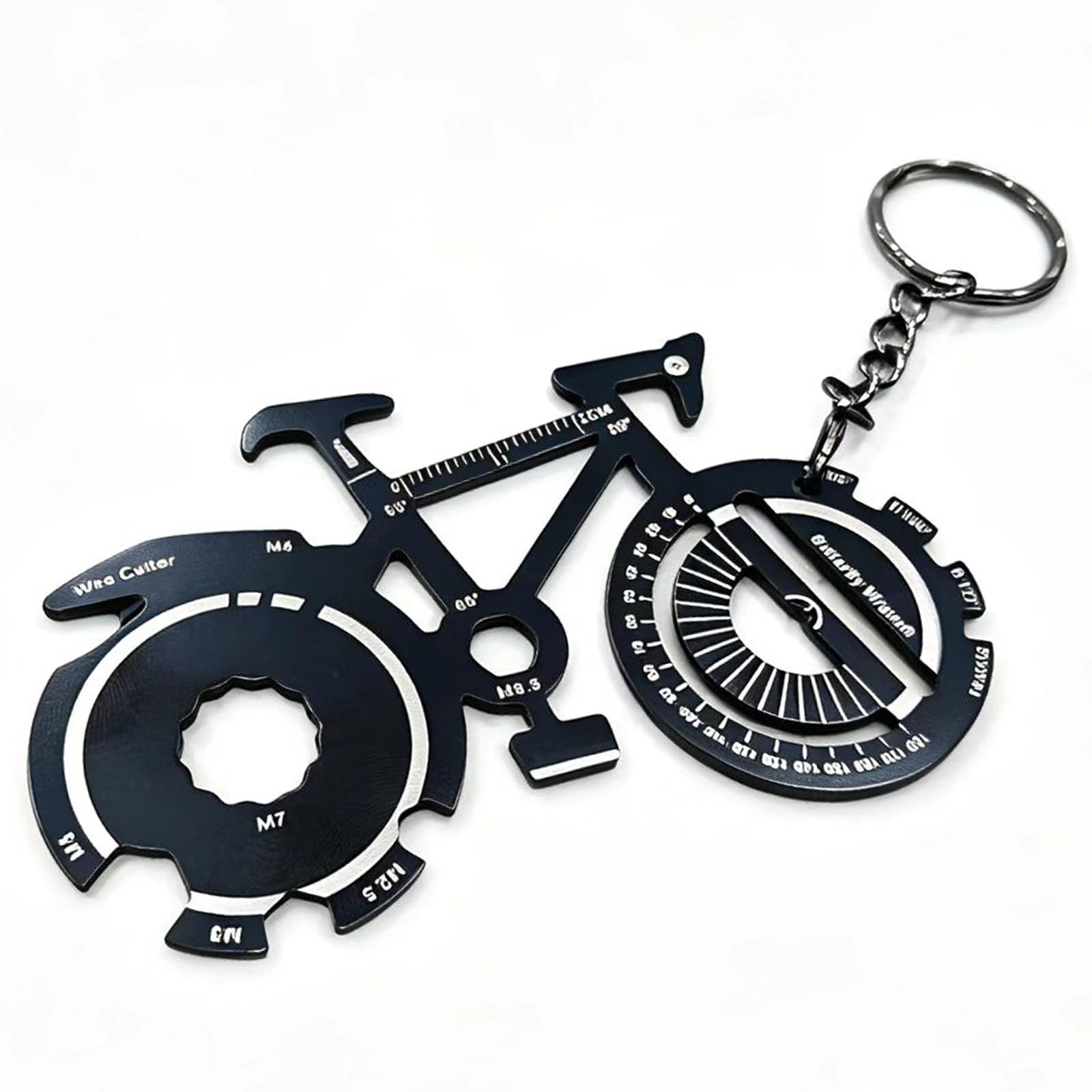 20 in 1 Bicycle Bottle Opener,Bike Bottle Opener Keyring Multitool