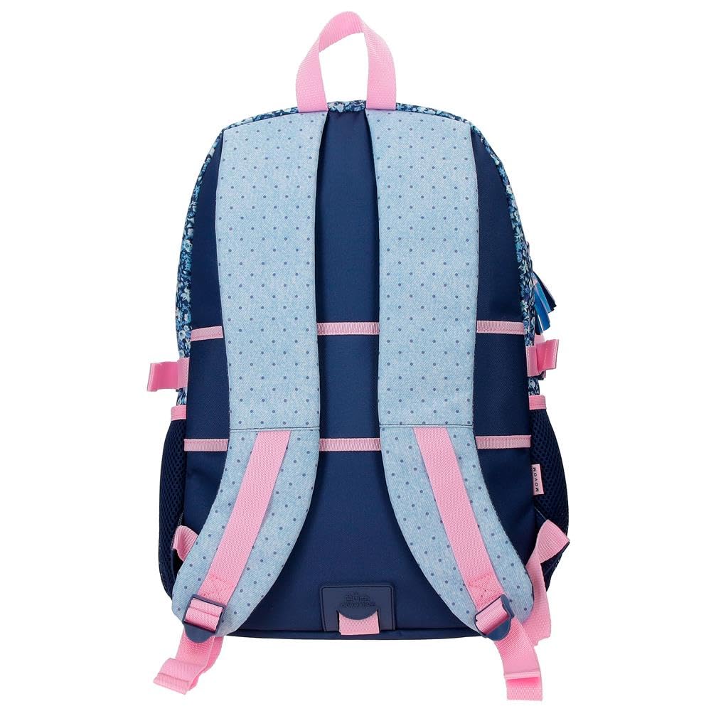 Movom Spring Vibes Mochila Escolar Doble Compartimento Adaptable a Carro Marino 32x45x19 cm Poliéster 27,36L