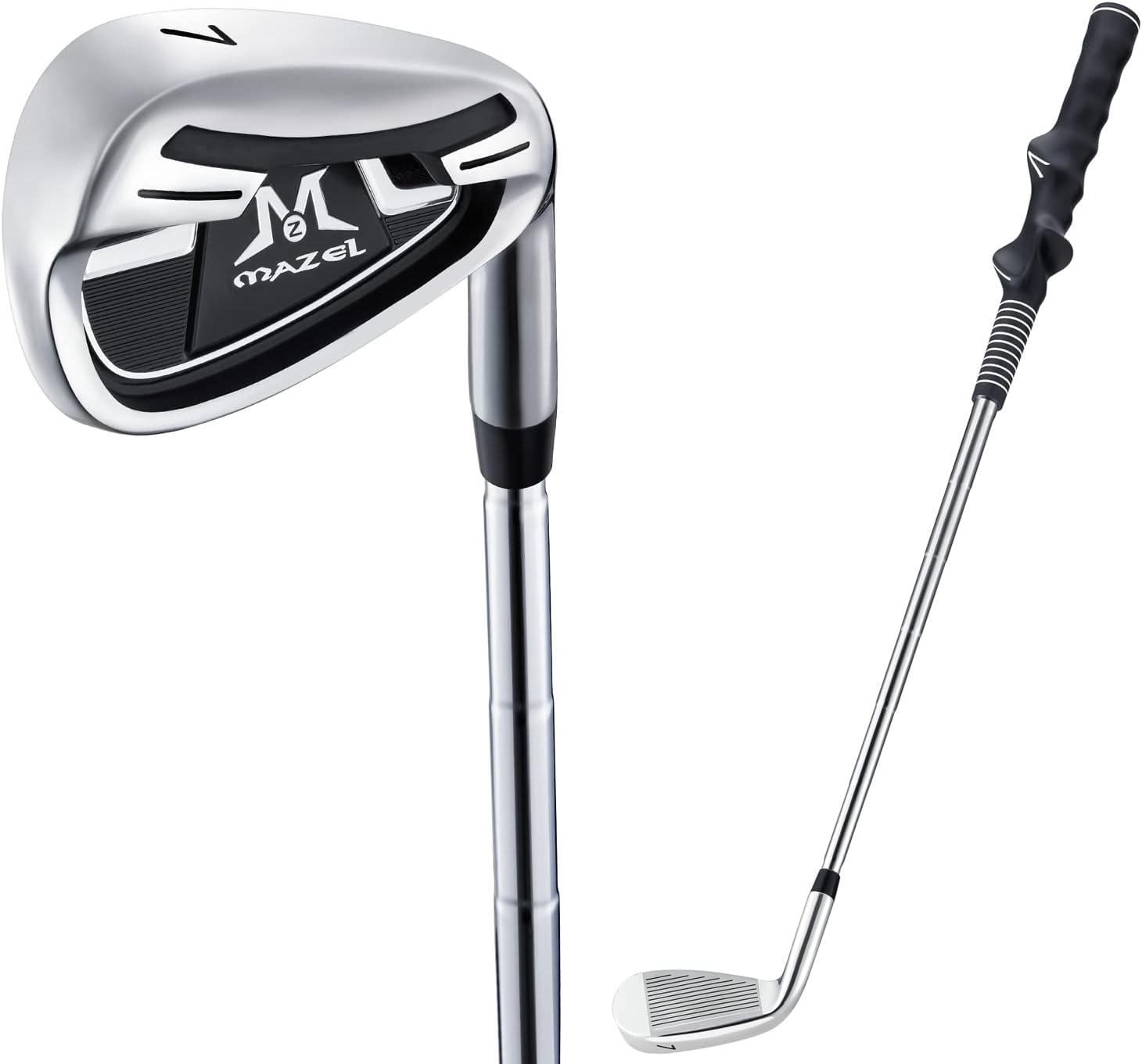 MAZEL Short 7 Iron Golf Club for Kids Boys & Girls Aged 6-9 Years - Junior Practice Golf Iron,24.5 Inch