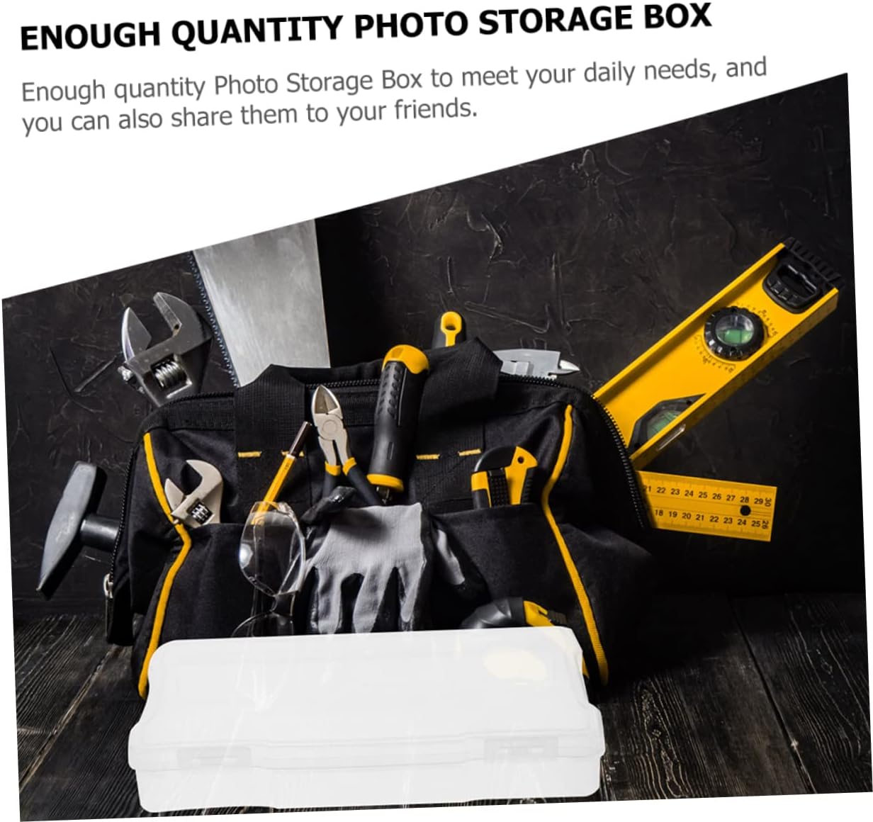 5pcs Small Storage Boxes for Photos Photo Keeper Edges Easy to Organize and Clean