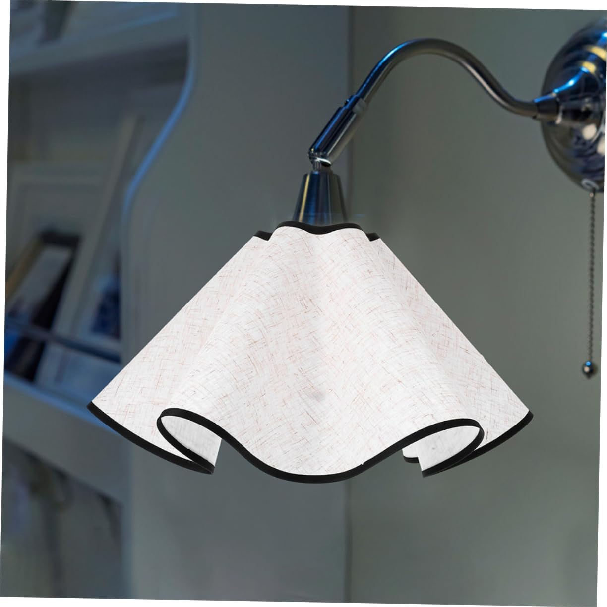 Chandelier Lamp Cover Pleated Polyester Nightstand Lamp Shade Vintage Design