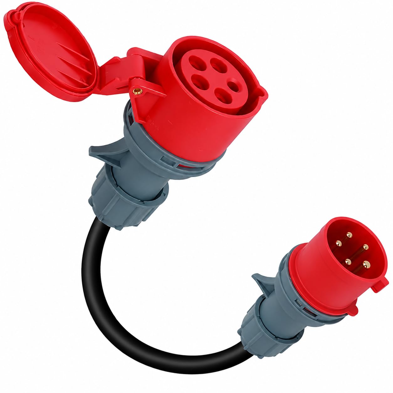 CEE Adapter 32A auf 63A 400V, 5-polig, IP44