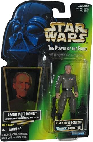 Star Wars Power of the Force Green Card Grand Moff Tarkin Figura de acción de 3.75 pulgadas