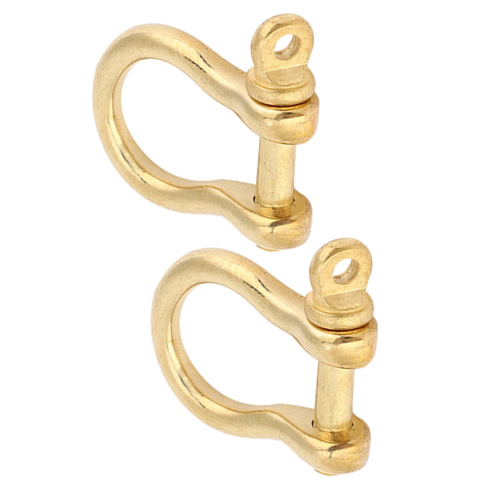 Brass Golden U Type Anchor Shackle for Key Ring Connection 10mm for Outdoor Activities