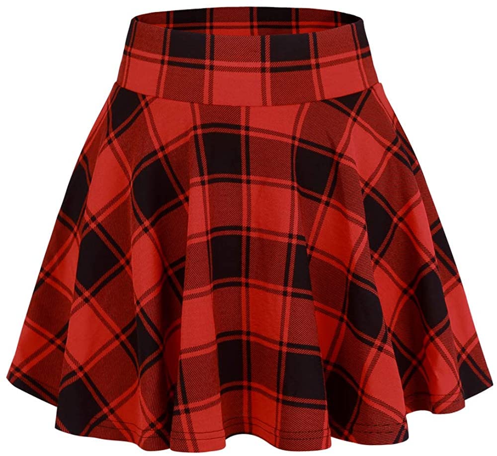 RICHIROBINS Girls Skater Skirts with Attached Inner Shorts – Comfortable Kids Skirt for Ages 3 to 15
