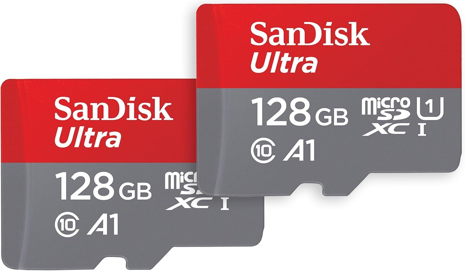 SanDisk 128 GB Ultra microSDX con adaptador SD, hasta 140 MB/S, Rendimiento de apps A1, UHS-1 Clase 10 U1
