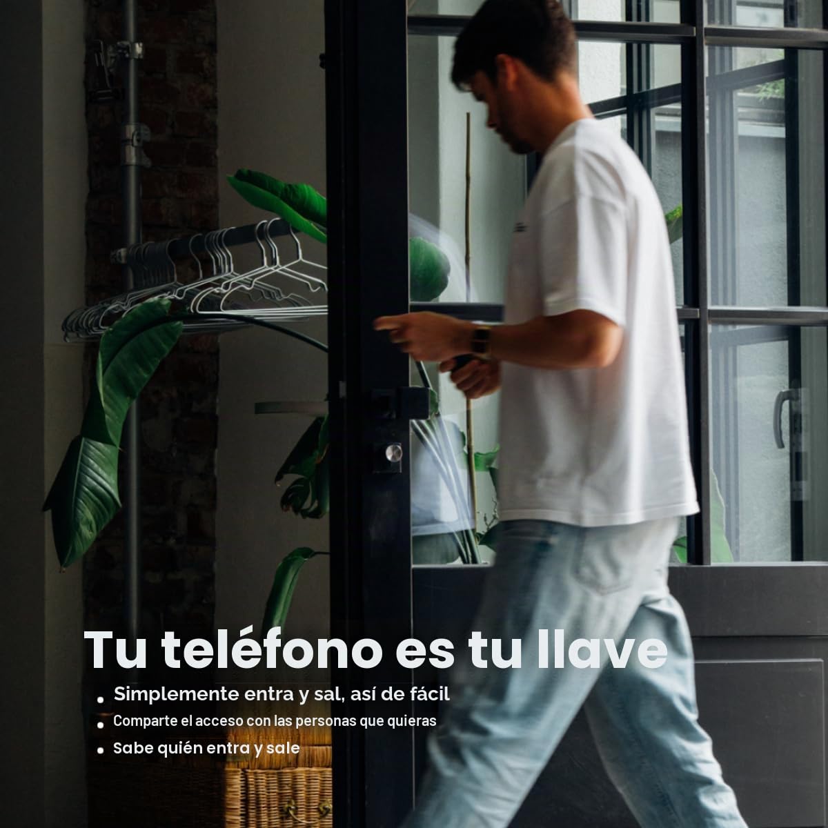 Bold Smart Lock - Cerradura de cilindro inteligente SX-35 - Plateado
