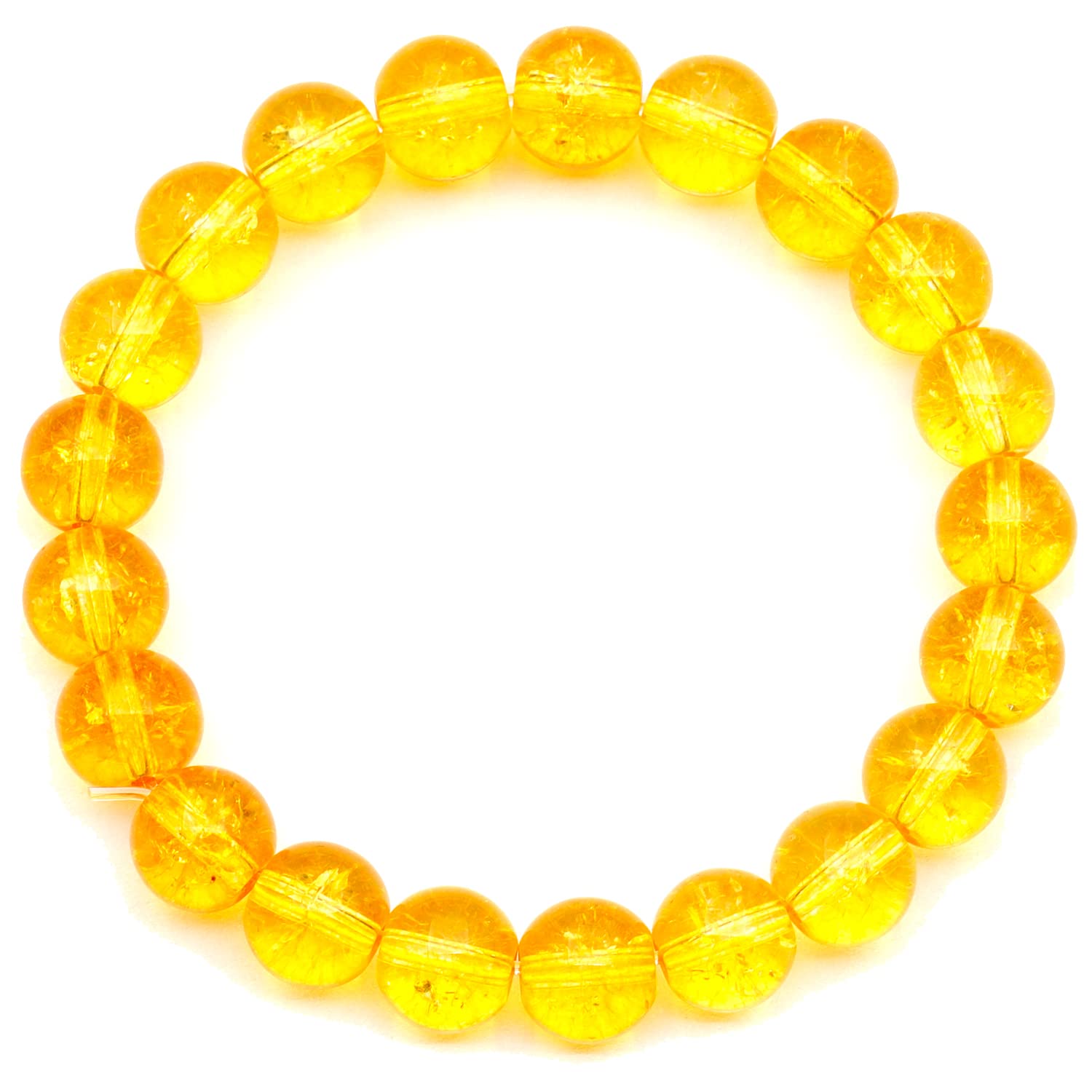 Dehnbares Armband mit natürlichen Citrinperlen, echter gelber Kristall, Schütze, Edelstein elastisch, 8 mm Perlen, Modeschmuck, Heilung