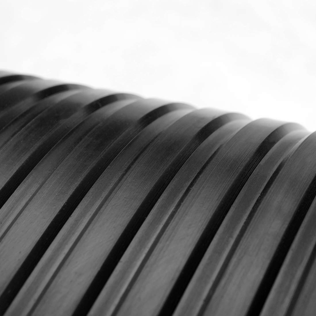 4m² Leistenmatte, 1,00 x 4,00 m, Stärke: 6,0 mm, Schwarz