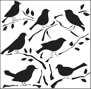amazon com bird stencil