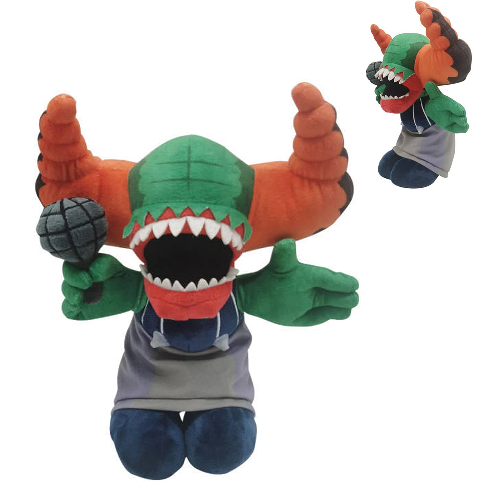 Natseekgo 10.2" Fnf Tricky Plush, Tricky The Clown Friday Night Funkin Plush Ideal Collection for FNF Fans