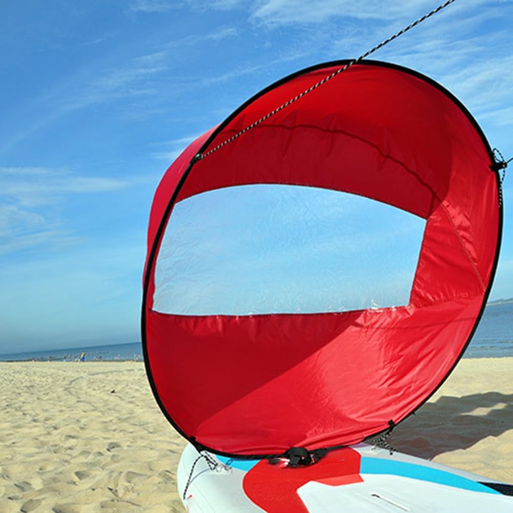 Voile de kayak orange en PVC pour planche de paddle
