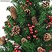 BB Sport Árbol Navideño PVC 120 cm Verde Claro Arbol Navidad Artificial...