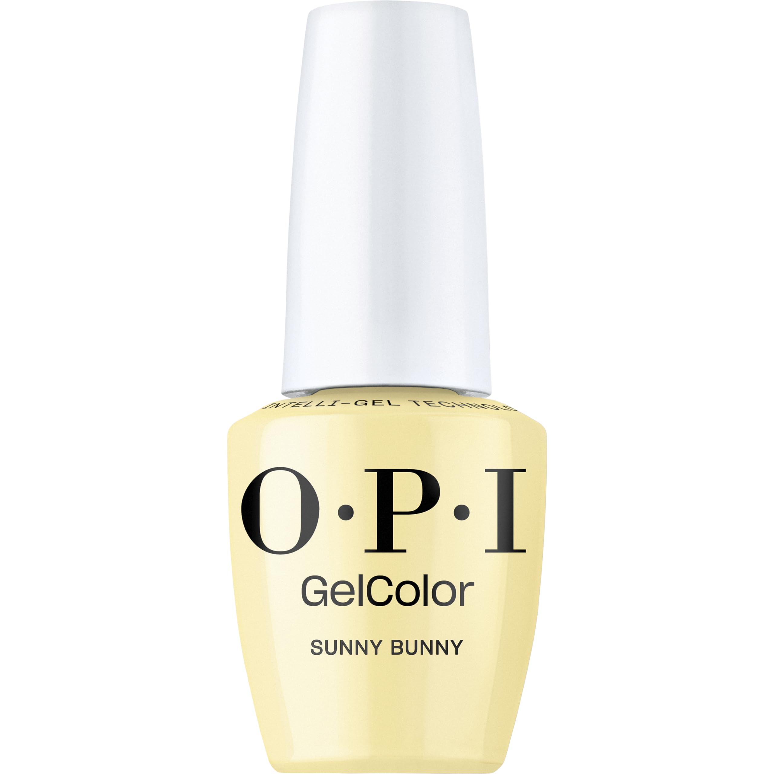 Photo 1 of OPI GelColor Sunny Bunny | Semi-Sheer Soft Warm Yellow Crème LED Cure Gel Nail Polish | Salon-Quality Shine, Long-Lasting Wear | 0.5 Fl Oz | The New OPIcons Collection | Spring 2026