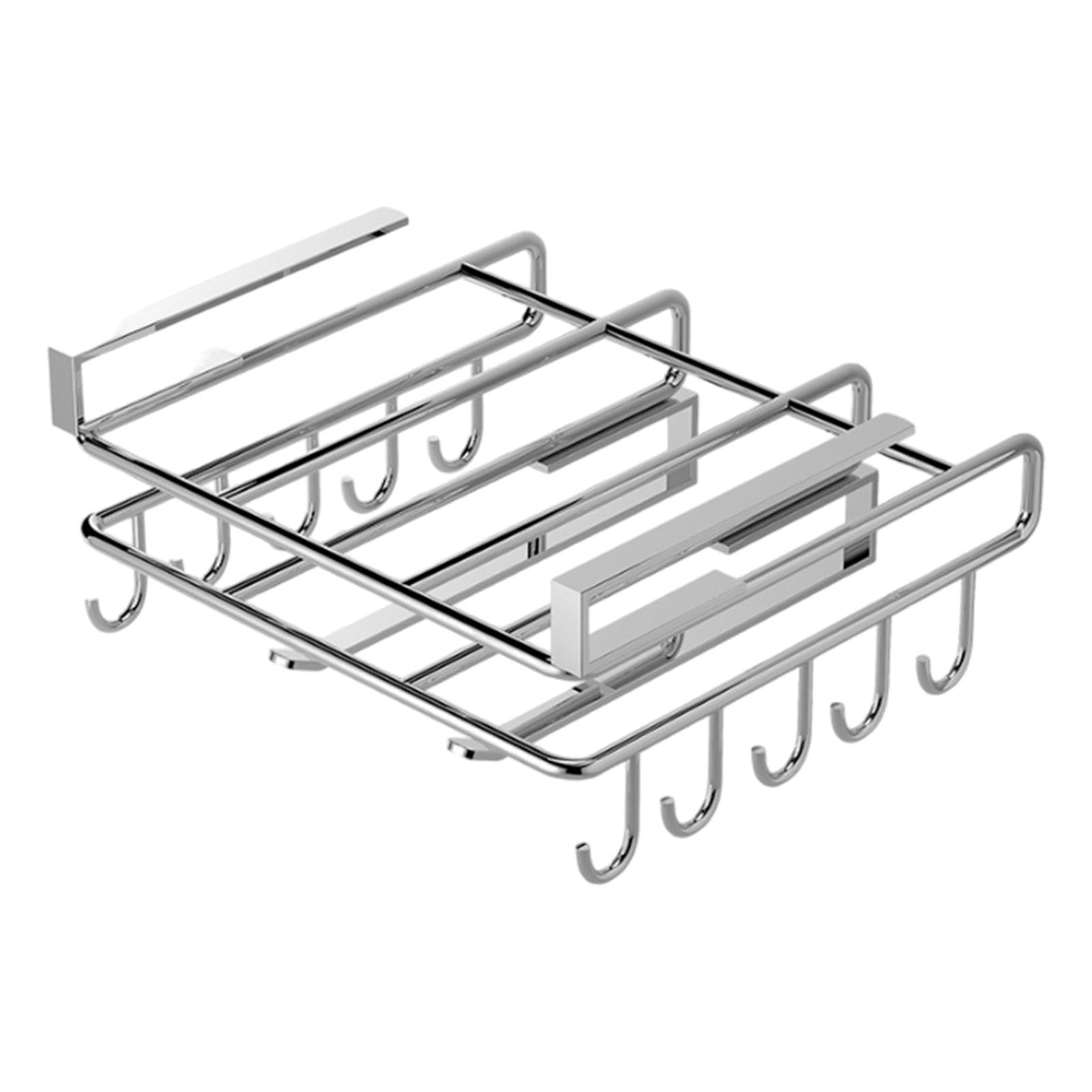 Scaffale per taglieri da cucina, organizer per mensole, salvaspazio, organizer per taglieri da parete, senza punzonatura, per cucina