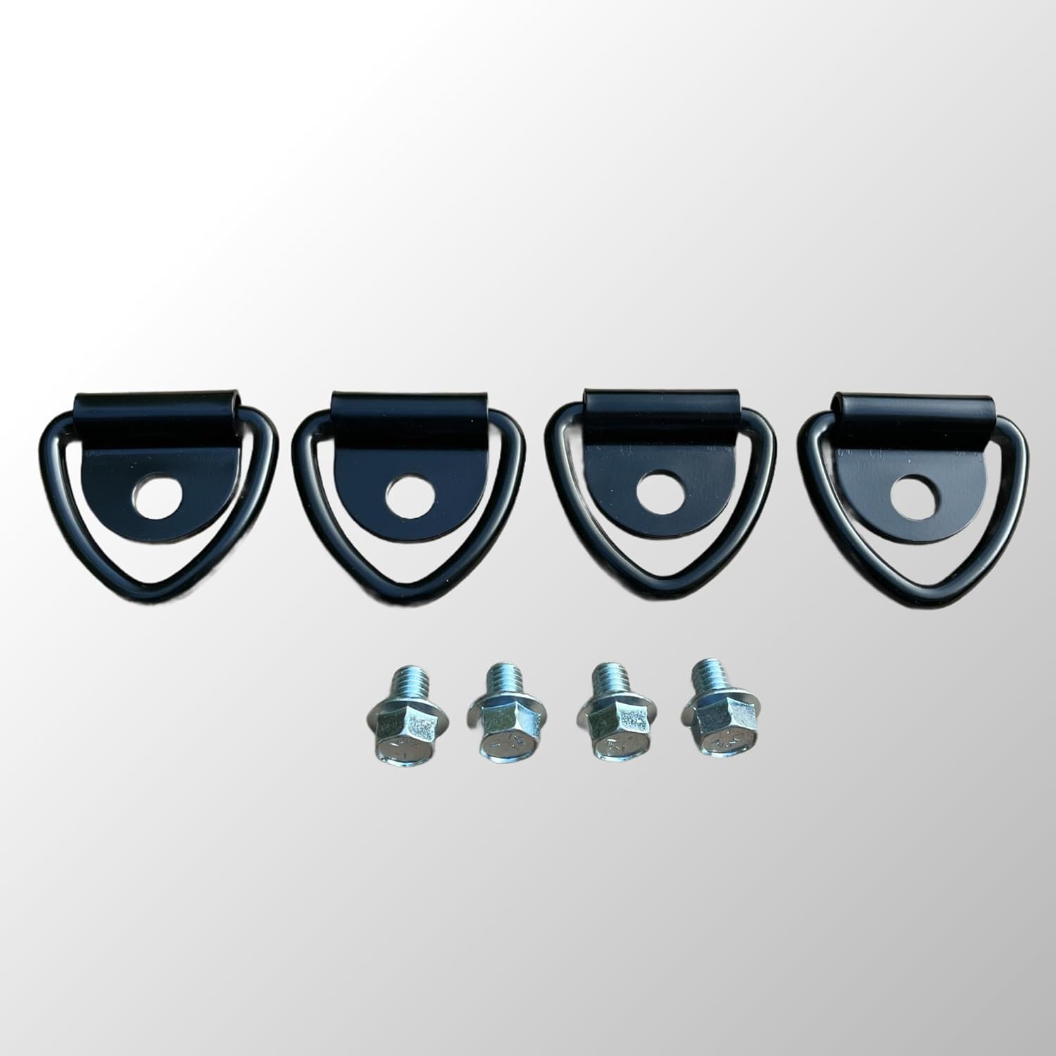 The Dog Agility Shop® Dog Crate Tie Down D-Ring Kit with Heavy Duty, Anti-Slip Serrated hex Bolts.Compatible with Ruff Land Kennels