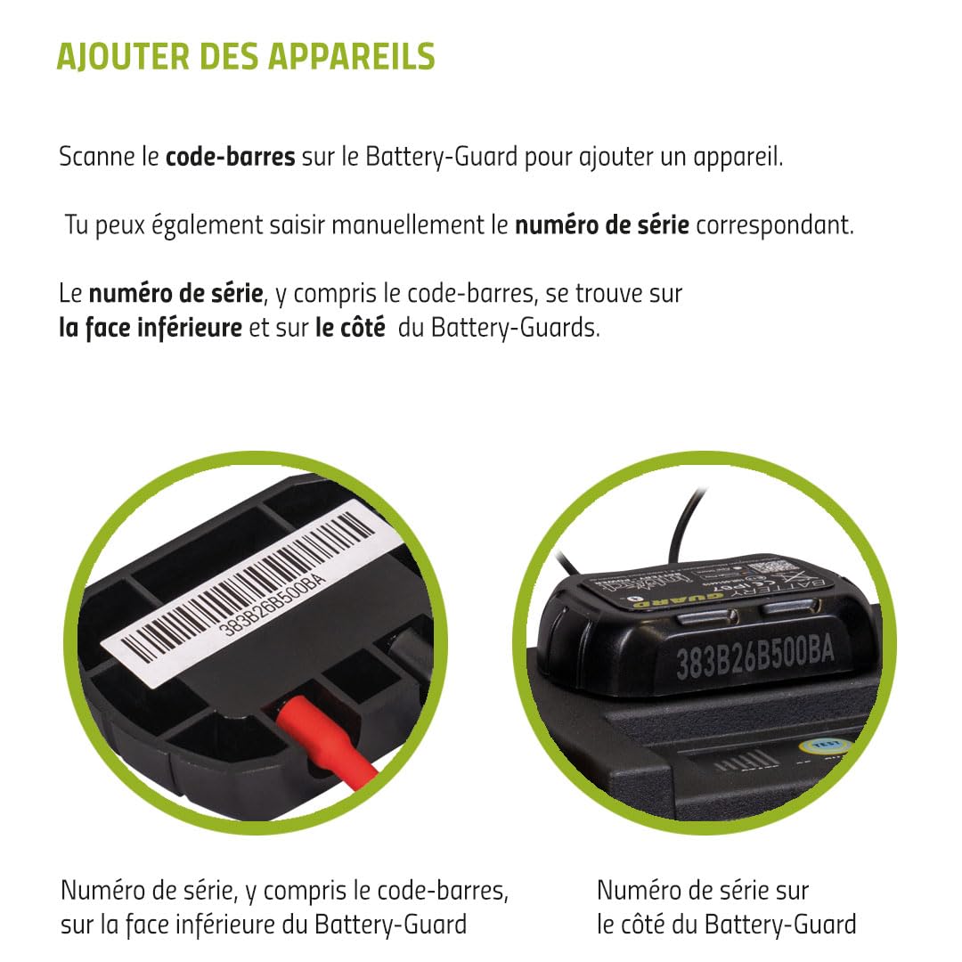 intAct Battery-Guard, contrôleur de Batterie pour la Surveillance Bluetooth des Batteries au Plomb et au Lithium 12V, avec Affichage de la Tension et de la température