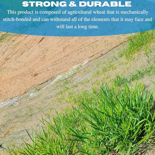 Erosion Control Blanket Pallet - 25 Rolls Per Pallet - Straw Garden and Landscape Cover, Erosion Control Blanket, Straw Blanket, Erosion Control, Mulch, Slope Stabilizer