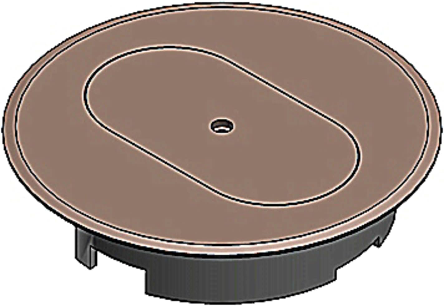 E97DSC Duplex Receptacle Flush Mount Carmel Cover