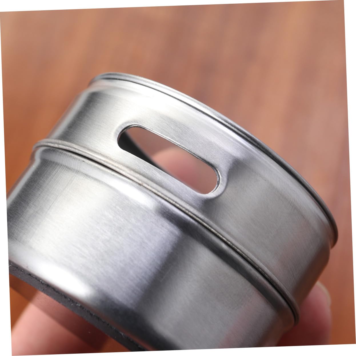 Gewürzdosen 12 Stück aus Edelstahl, Magnetisch, Silber | Twist Top Deckel, für Gewürze und Schlüssel, Geeignet für Gerätetüren und Grill