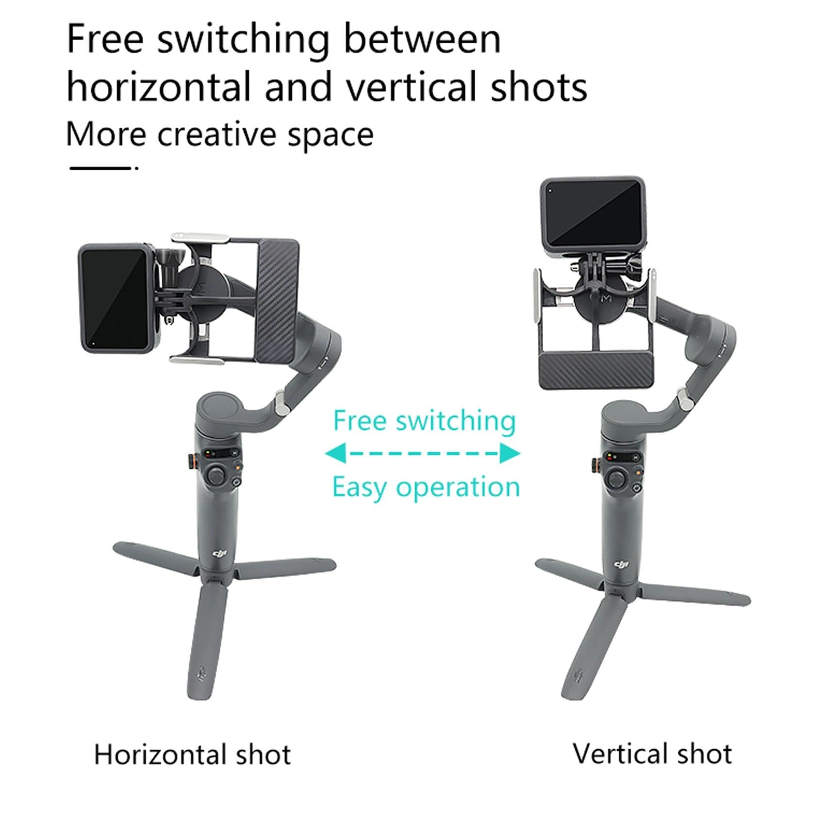 Amazon | wtohoby アクションカメラマウント DJI OSMO Mobile 7P/7/6/5