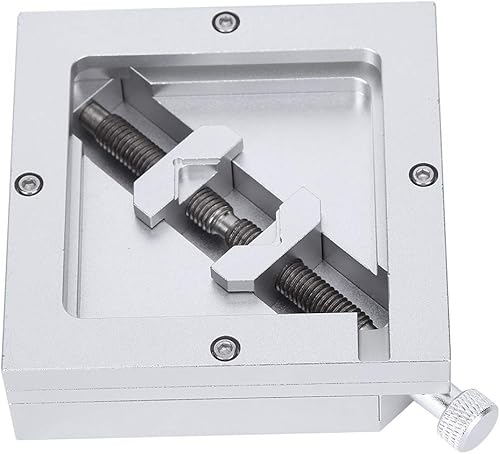 HT90 BGA Reballing Station Diagonal Universal Stencil Soldadura Plantilla Aleación de Aluminio Rework Kit 3.543x3.543 in