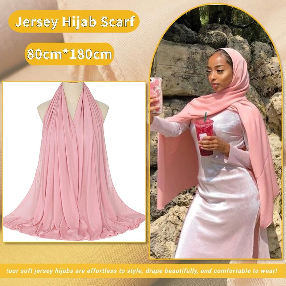 Head Wraps for Women Headwraps Long Hijabs Scarf Large Headscarf Tie Hair Wrap - Image 3