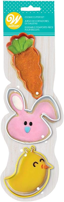 Metal Cookie Cutter Set 3/Pkg-Whimsical Easter