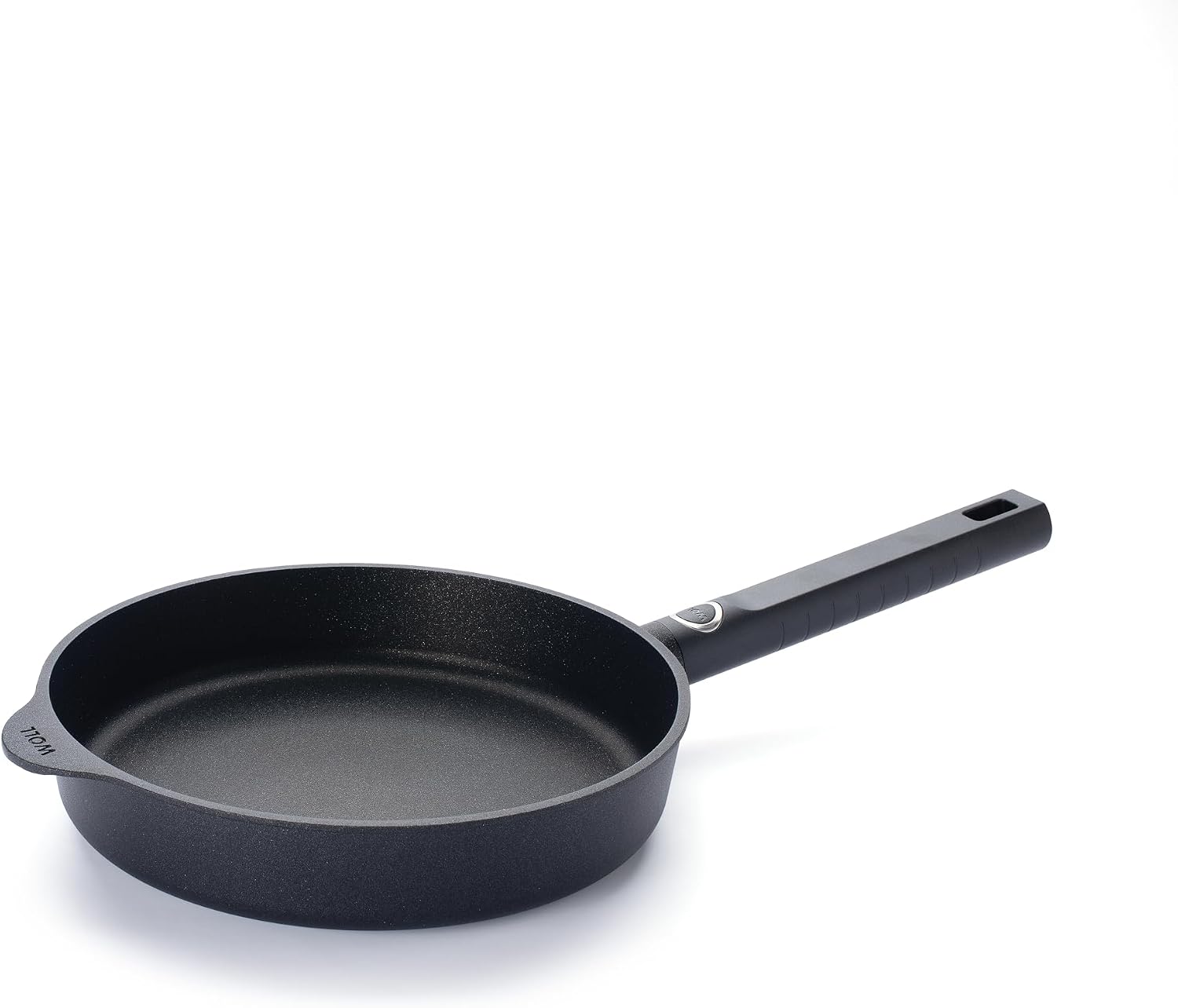 Woll ECO LOGIC FRY PAN 9.5" Made in Germany. Made from Cast Aluminum + Fixed Handle. PFAS-FREE Diamond QXR Non-Stick Coating